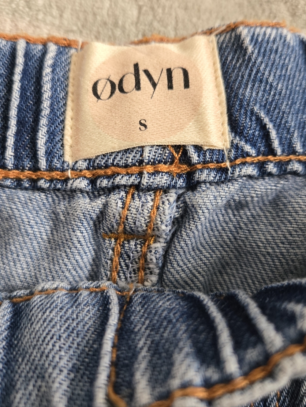 Odyn High Rise Wide Leg Jeans Size 8. Elastic Waist - Picture 8 of 10
